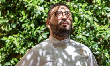 Guglielmo Araldi, 29 anni, chef del ristorante I Carracci, contenuto nel Grand Hotel Majestic di Bologna
