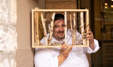 Paolo Trippini, chef e patron del ristorante che porta il suo cognome a Civitella del Lago (Terni)
