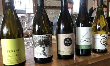 I vini da monovitigno Friulano (ex Tocai) delle aziende Perini, Genio, Sara e Sara, Marco Pinat e Marco Sara, produttori di Savorgnano del Friuli, frazione del Comune di Povoletto (Udine) 
