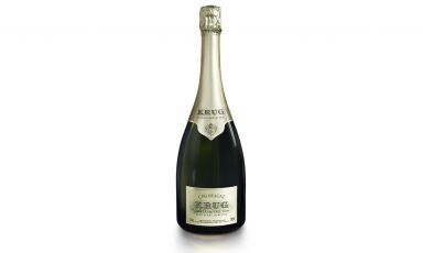 Clos du Mesnil 2006, vendemmiato da Krug nel leggendario vigneto di Le Mesnil-sur-Oger tra il 14 e il 16 settembre. In tutto, sono 14.973 bottiglie e 800 formati magnum
