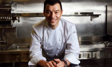 Luca Fantin has been the chef at Il Ristorante - Luca Fantin inside the Bulgari Ginza Tower in Tokyo for 10 years now
