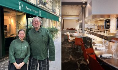 Agnese Morandi e Bruno Verjus, sommelier e chef del ristorante Table di Parigi, 2 stelle Michelin
