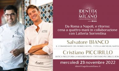 Pizza fritta, umami vegetale e tanto gusto. Per prenotare la cena del 23 novembre a Identità Golose Milano con Salvatore Bianco e Cristiano Piccirillo, in collaborazione con Latteria Sorrentina, clicca qui
