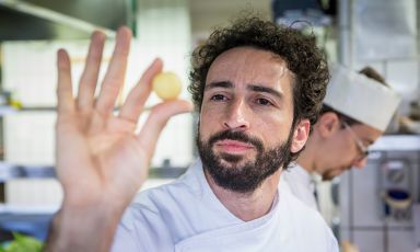 Franco Aliberti è chef con Gianni Tarabini de La Preséf a La Fiorida, a Mantello, in provincia di Sondrio
