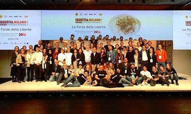 Final group photo with all the staff at Identità Golose and MagentaBureau. The congress in Milan ended with a clear success