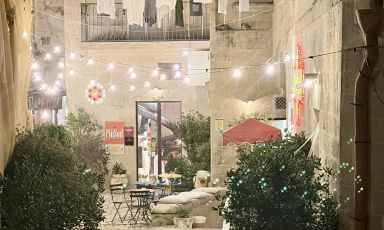 L'ingresso di Pi&ugrave; Sud nella splendida cornice dei Sassi di Matera
