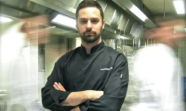 Alessandro Dal Degan, classe 1981, chef del ristorante La Tana di Asiago (Vicenza). E' uno dei 10 finalisti della seconda edizione del Premio Birra Moretti Grand Cru, finale 12 novembre prossimo alla Città del Gusto di Roma