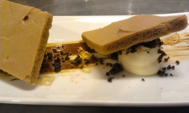 Luca De Santi’s creative Tiramisu. Last Thursday