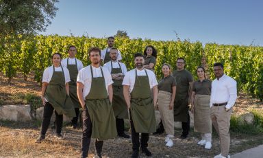 Le brigate di sala e cucina di Orti, ristorante g