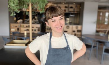 Jessica Natali, 26 anni, sous chef di Inua a Tokyo, ristorante del gruppo Kadokawa, con la consulenza del Noma. Ieri l'insegna ha ottenuto due stelle dirette nell'edizione 2020 della Guida Michelin di Tokyo

