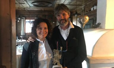 Roberto Brovedani con la moglie Fabrizia Meroi
