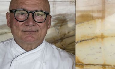 Gaetano Trovato, chef del ristorante Arnolfo, due stelle Michelin a Colle di Val d'Elsa (Siena)
