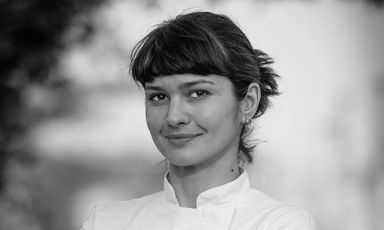 La veronese Chiara Pavan, classe 1985, da 3 stagioni chef di Venissa, in coabitazione con il compagno e collega Francesco Brutto (foto Maurizio Rossi)

