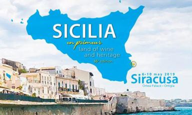 La locandina di Sicilia en Primeur 2019
