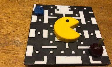 GAME OVER. What's your score on Pacman? This is the dish ending the 25-course tasting menu at Gaggan. The restaurant will open again in Bangkok in October, in a top-secret location
