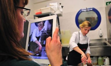 Loretta Fanella, pasticcera di Fiuggi, classe 1981 e relatrice fissa delle prime edizioni di Identità Golose. Oggi si divide tra diverse consulenze e la famiglia (foto Franco Biondi)