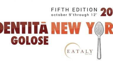 On Thursday October 9th at 6.30 pm local time, the fifth edition of Identità New York will open with a joint lesson held by Lidia Bastianich and Rosanna Marziale. The 5-day event, with 7 lessons with two chefs each and two dinners inside Eataly NY’s Birreria will focus on the meeting between chefs from different generations and continents. Registrations and details available here
