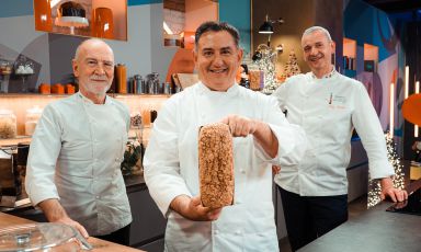 Vincenzo Santoro, Sal De Riso e Luigi Biasetto, ossia tra maestri della pasticceria che saranno tra i protagonisti di Artisti del Panettone, terza edizione

