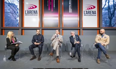 La ristorazione, volano del business alberghiero è stato il titolo del talk nello spazio Arena di sabato 9 marzo alle ore 17. Sono intervenuti  Christian Zandonella, general manager W Rome, Marriott International, Licinio Garavaglia, general manager Aman Venice, Max Venturelli, general manager Grand Hotel Principe di Piemonte e Umberto Trani, co-general manager Therasia Resort Sea&Spa
