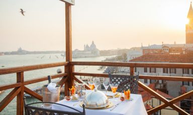 L'altana del Londra Palace Venezia è la più alta di Venezia
