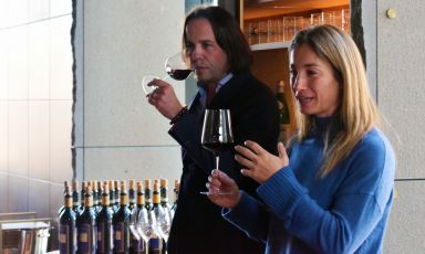 Bernardino Sani e Alessandra Angelini presentano i vini di Argiano e Altesino
