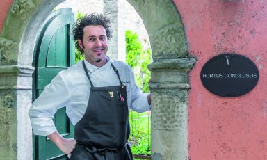 Stefano Baiocco, gran chef al Villa Feltrinelli di Gargano, sul lago di Garda bresciano. Prima stella nel&nbsp;2007, la seconda nel 2014
