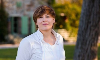 Antonia Klugmann con il suo Argine a Vencò è diventata un simbolo della ristorazione d'autore nel Collio (anche se non è la sua terra natale...)
