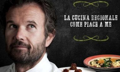 Un dettaglio della copertina di "A qualcuno piace Cracco", libro edito da Rizzoli. E' uno dei titoli più attesi nella giornata di Identità di Libri, che popolerà Sala Blu 2 con la presentazione di tanti volumi importanti. Ad animare la giornata, Don Pasta, Gianluca Biscalchin e Luca Iaccarino