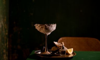Freezed Oyster Martini, una proposta di Azotea, Torino 

