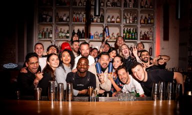 La serata Barstars ha visto l'alternarsi dietro il bancone di Moebius grandissimi professionisti, per una drinklist unica promossa da The Orientalist Spirits.
