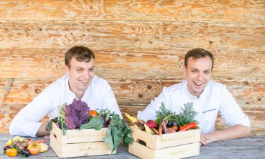 Twins Ivan and Sergey Berezutskiy from restaurant Twins in Moscow (photo Igor Rodin)
