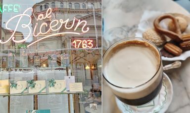 Il Caffè Al Bicerin e la sua popolare bevanda. Indirizzo: piazza della Consolata 5, Torino, +390114369325, bicerin@bicerin.it
