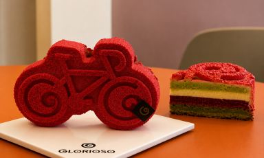 BiciG, ossia la creazione del pastry chef Emilio Glorioso in occasione dell'arrivo del Giro d'Italia a Verbania, dove si trova la sua&nbsp;Glorioso Pasticceria&nbsp;
