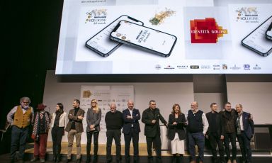 Foto di gruppo per il team di collaboratori di Bollicine del Mondo, coordinati da Cinzia Benzi (tutte le foto sono di Brambilla/Serrani)
