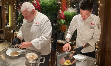 Umberto Bombana e Nicolò Rotella, nuovo executive chef di Otto e Mezzo Shanghai, 2 stelle Michelin
