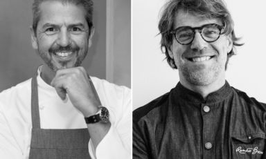 Andrea Berton, chef del ristorante Berton di Milano e Renato Bosco, anima di Renato Bosco Pizzeria di San Martino Buon Albergo (Verona) protagonisti a Identità Golose Milano. Per prenotare clicca qui
