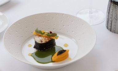 Il Merluzzo di Alessandro Tormolino, chef napoletano del ristorante Sensi di Amalfi (Salerno), una stella Michelin
