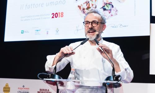 Massimo Bottura in a photo by Brambilla-Serrani