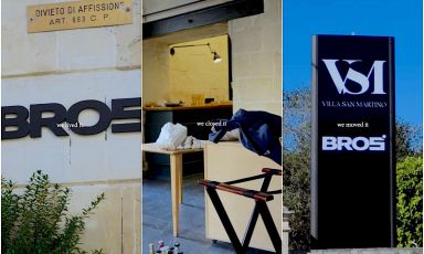 Il ristorante Bros' da Lecce a Martina Franca: ha riaperto all'interno del relais Villa San Martino
