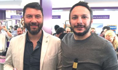 Il direttore di Ognissole Matteo Santoiemma e il presidente di Feudi Antonio Capaldo
