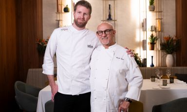 Gli chef Giacomo Lovato e Claudio Sadler
