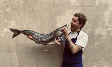 Facundo Castellani, argentino di Cordoba, chef patron di Cucina Franca, in via Friuli a Milano
