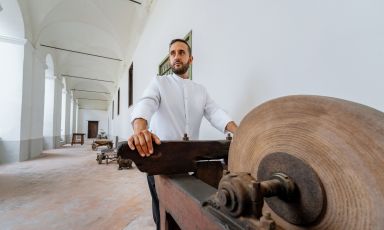 Luigi Salomone a Villa Lenzi, sede del suo nuovo Luigi Salomone Ristorante
