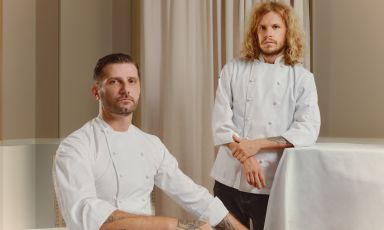 Christian Mandura e Andrea Turchi, a capo della cucina della Maison Capriccioli di Torino

