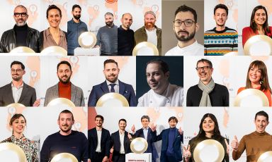 All the young stars rewarded in Milan by the 2021 Guida ai ristoranti di Identità Golose, online as of today (photo by Sonia Santagostino, collage by Manuel Crippa)
