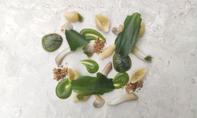 Conchiglie alla seconda, un primo piatto di Andrea Zazzara, chef del ristorante Motelombroso di Milano
