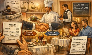 Il&nbsp;menu non &egrave; solo una "lista dei piatti" o il biglietto da visita di un locale: &egrave; un vero e proprio contratto, che per essere valido deve contenere tutte le informazioni, in modo chiaro, a tutela del cliente
