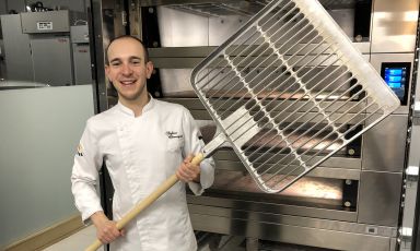 Stefano Chieregato, 28 anni, da gennaio scorso al timone di Chiere – Pane e Pizza, a Piacenza
