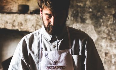 Dino Como, chef&nbsp;del nuovo ristorante Sextantio a Santo Stefano di Sessanio (L'Aquila), in Abruzzo
