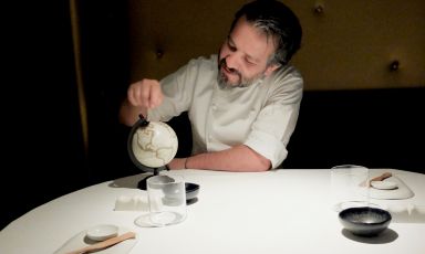 Claudio Melis and his culinary journey around the world (and back), in the photo by Tanio Liotta
